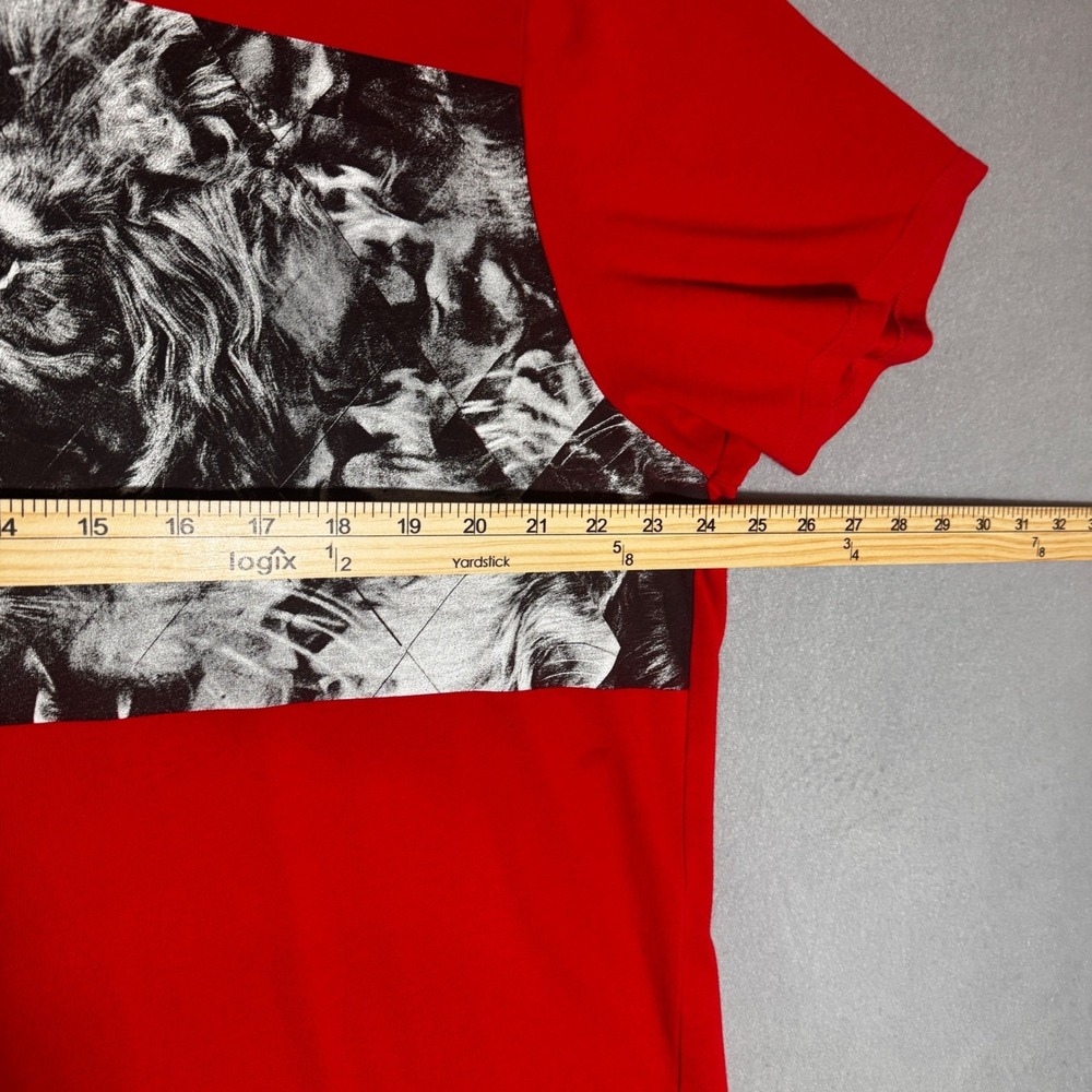Nike LeBron James Lion Graphic Dri-FIT T-Shirt Mens XXL Red Athletic Cut Tee - Picture 3 of 7